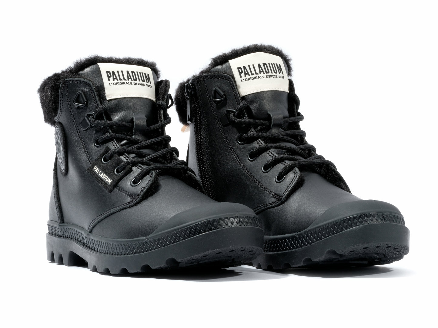 PAMPA HI SNOW WARM BLACK - Palladium