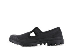 PAMPA MARY-JANE WASHED BLACK - Palladium