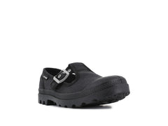 PAMPA MARY-JANE WASHED BLACK - Palladium