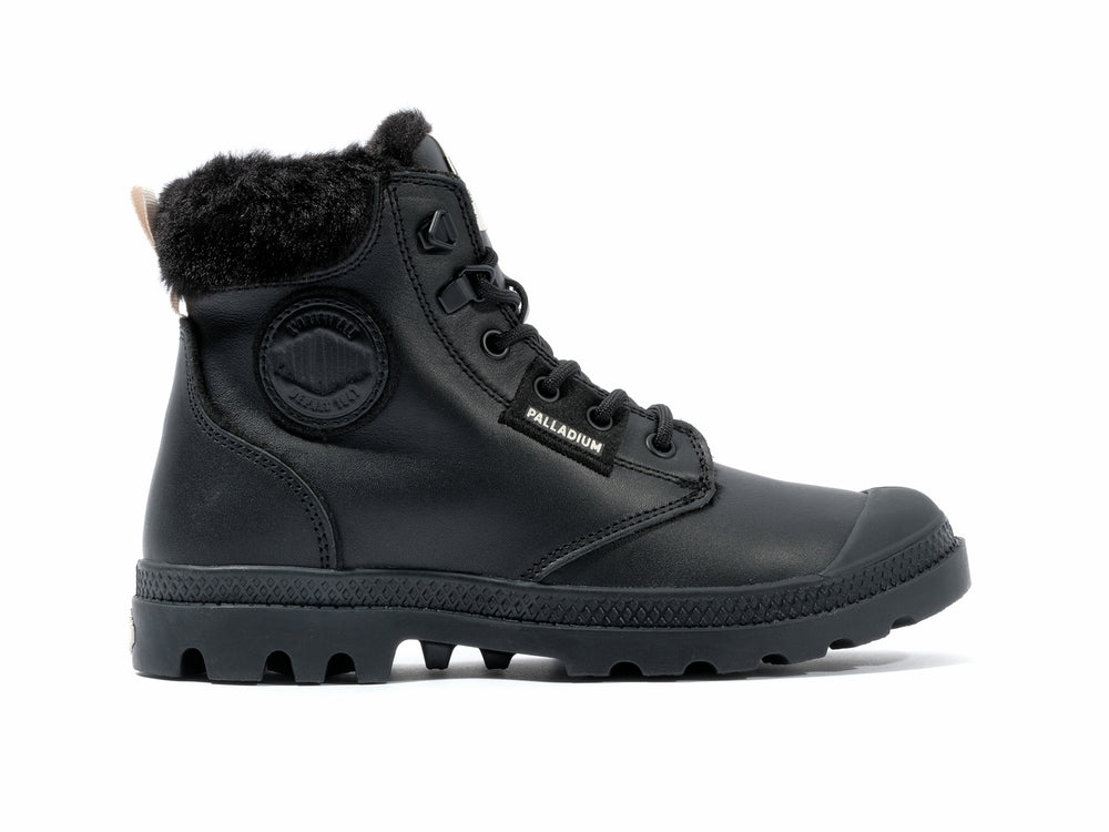 PAMPA HI SNOW WARM BLACK - Palladium