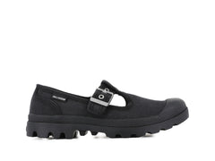 PAMPA MARY-JANE WASHED BLACK - Palladium