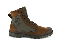 PAMPA SPORT CUFF WPN BRIDLE BROWN/MOON MIST - Palladium