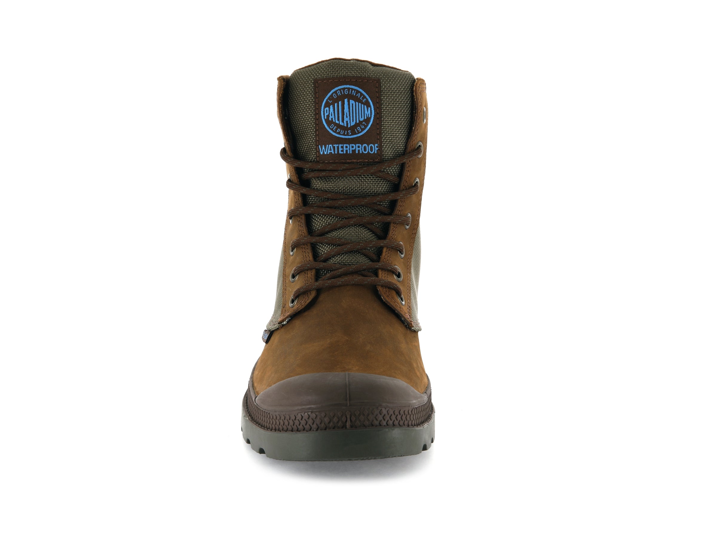 PAMPA SPORT CUFF WPN BRIDLE BROWN/MOON MIST - Palladium