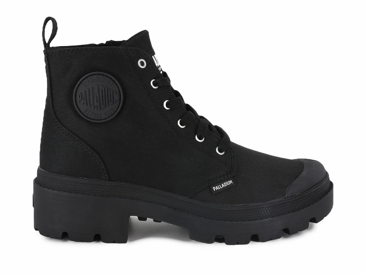 PALLABASE TWILL BLACK/BLACK - Palladium