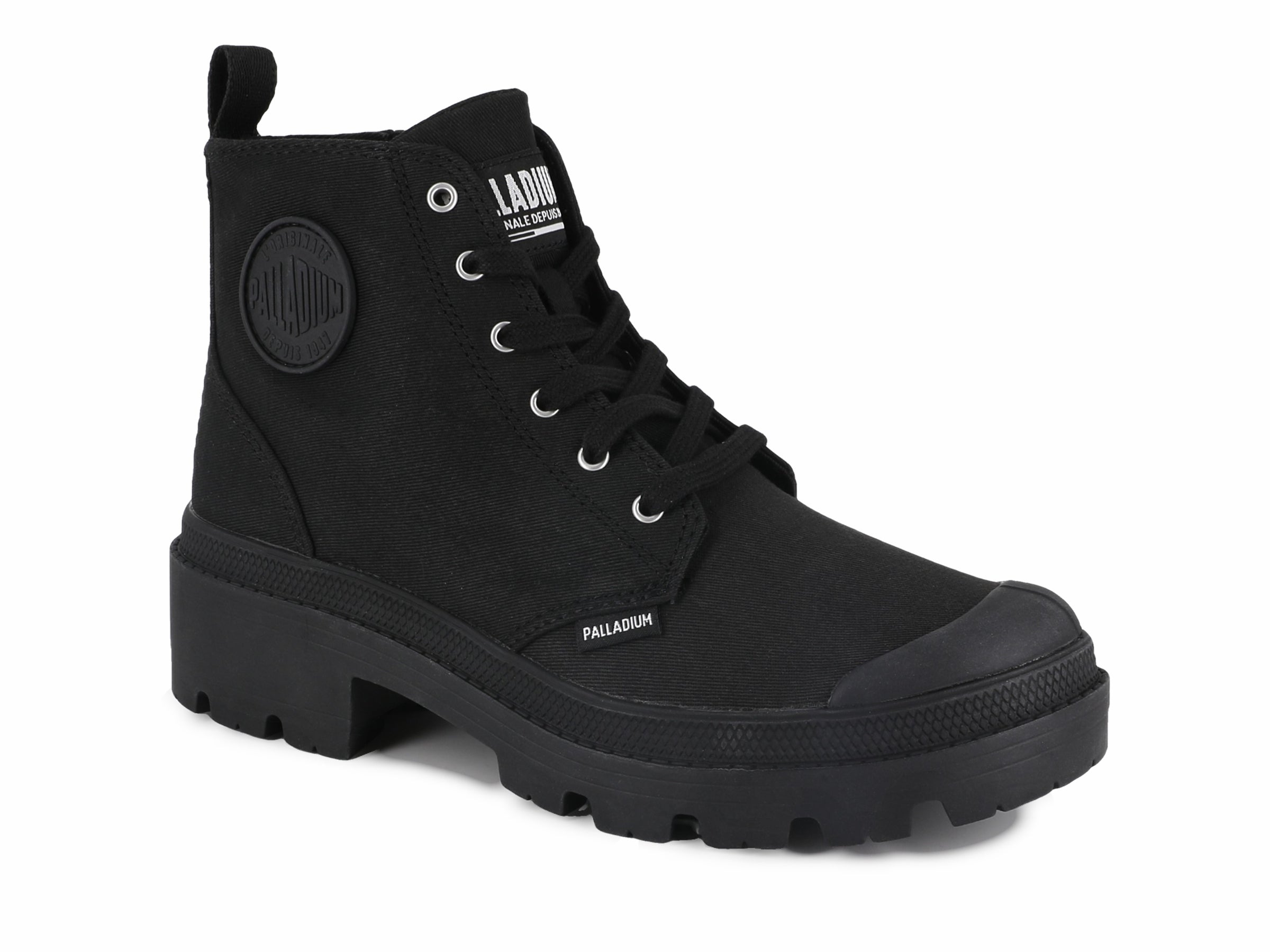 PALLABASE TWILL BLACK/BLACK - Palladium