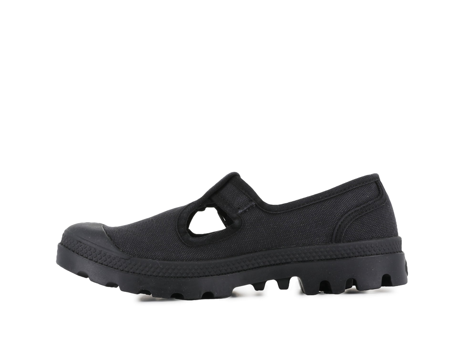 PAMPA MARY-JANE WASHED BLACK - Palladium