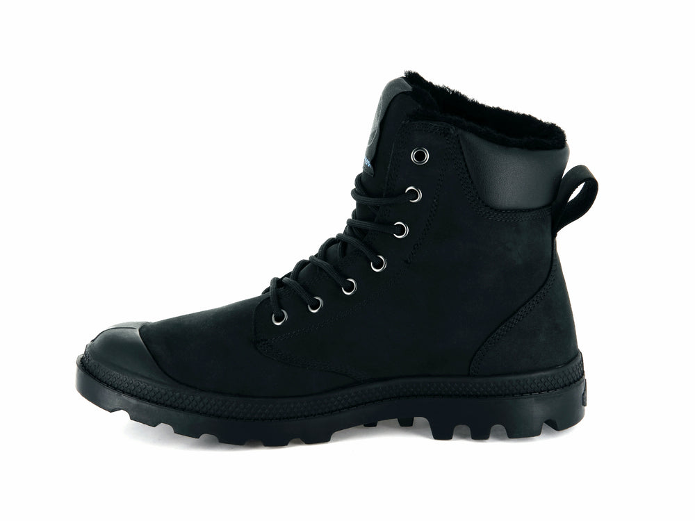 PAMPA SPORT CUFF WPS BLACK/BLACK - Palladium