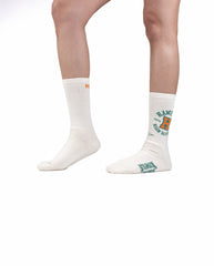 STRANGER THINGS HAWKINS SOCKS BEIGE - Palladium