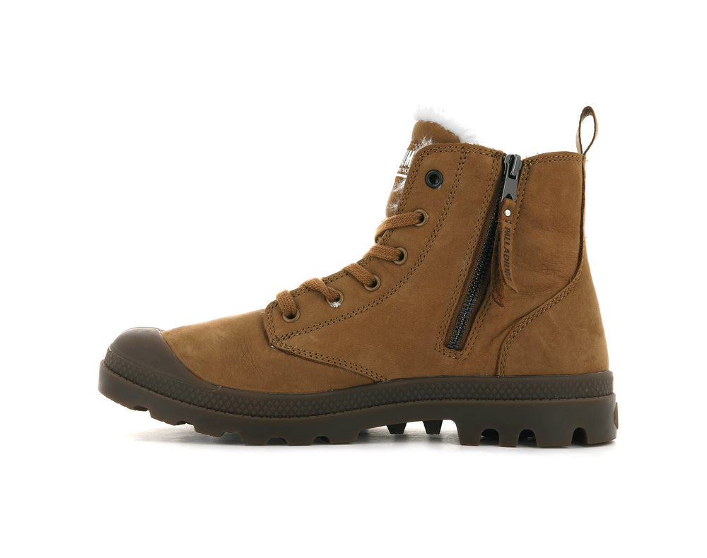 PAMPA HI ZIP WL MAHOGANY - Palladium