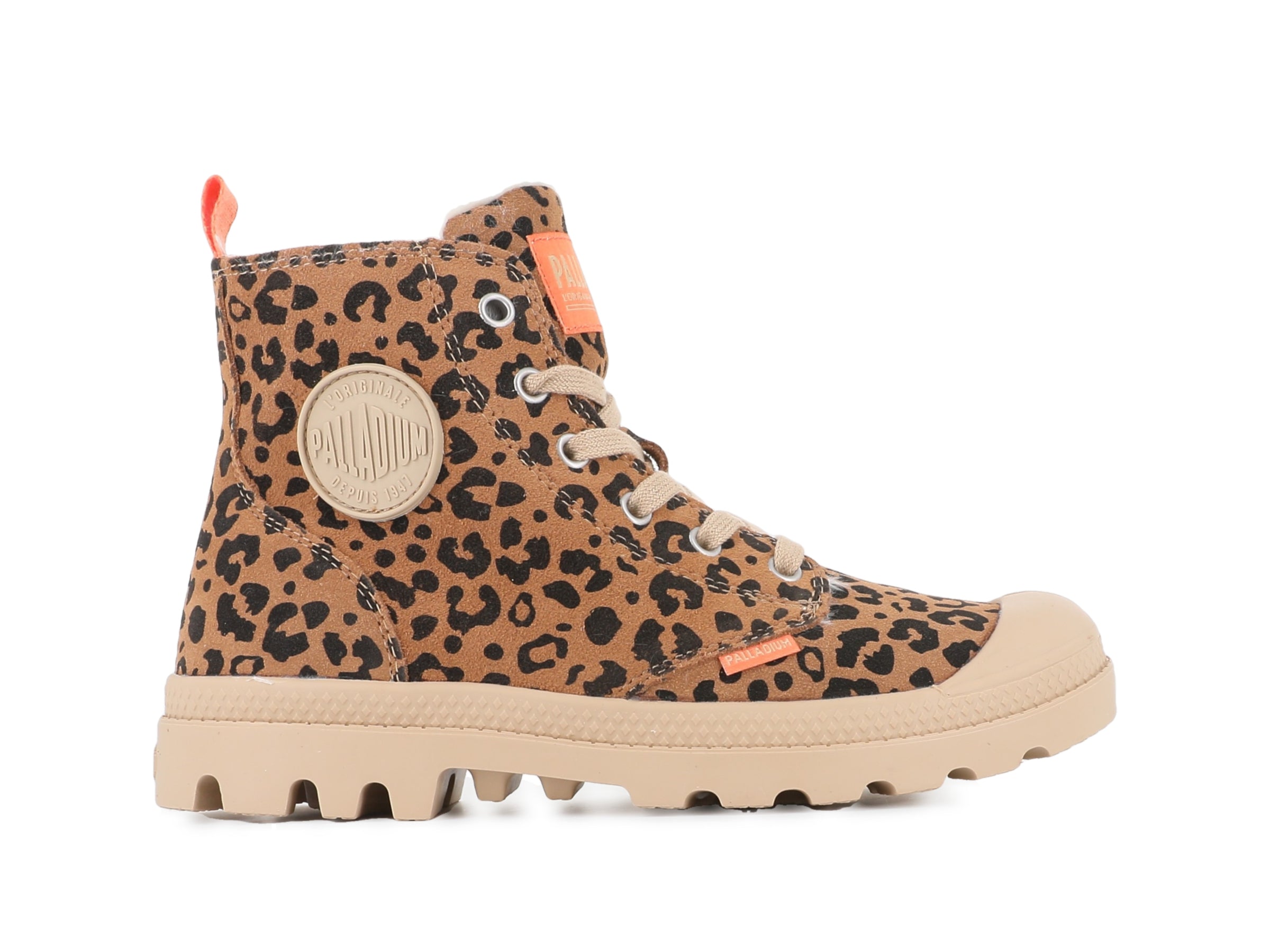 PAMPA HI ZIP WL LEO DEAR BROWN / BLACK - Palladium