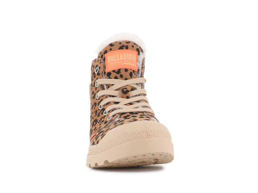 PAMPA HI ZIP WL LEO DEAR BROWN / BLACK - Palladium
