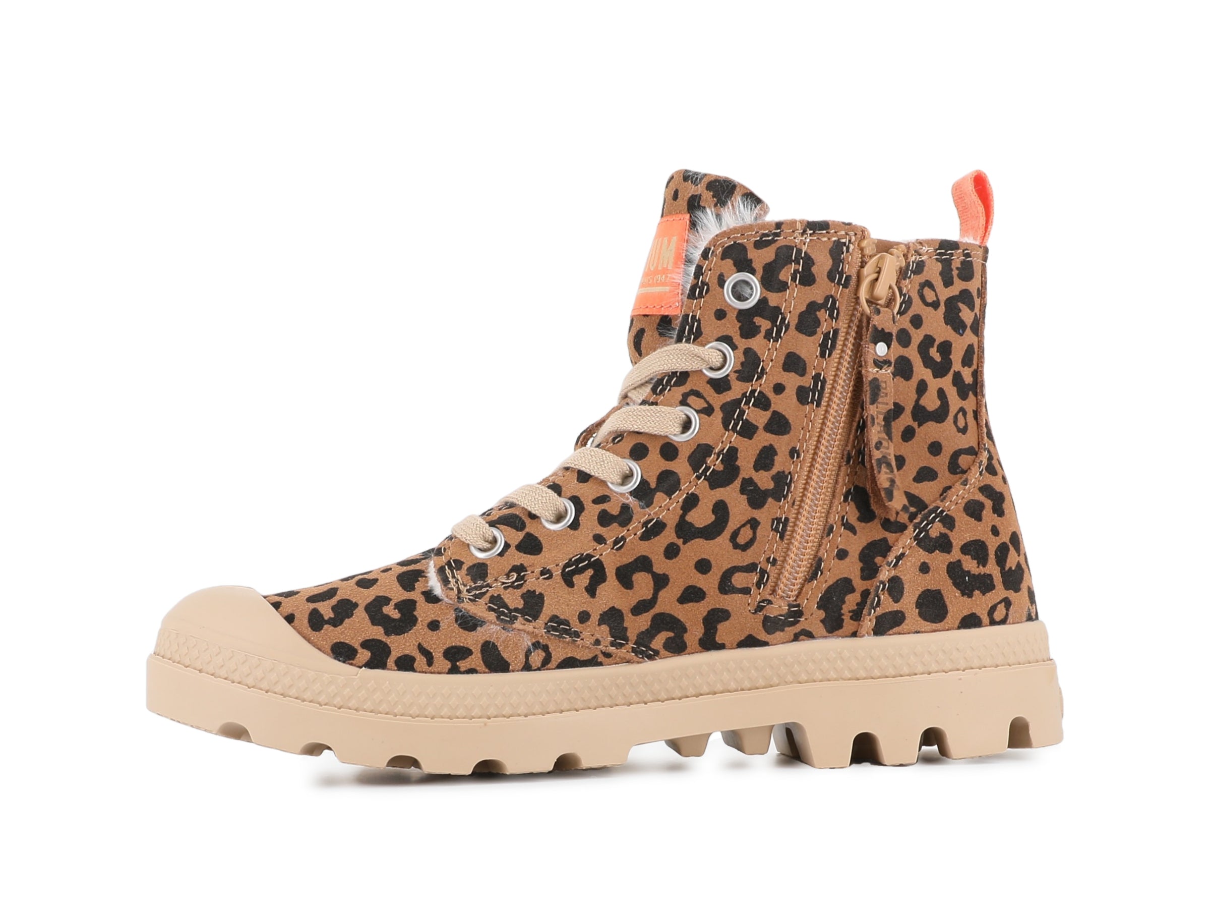 PAMPA HI ZIP WL LEO DEAR BROWN / BLACK - Palladium