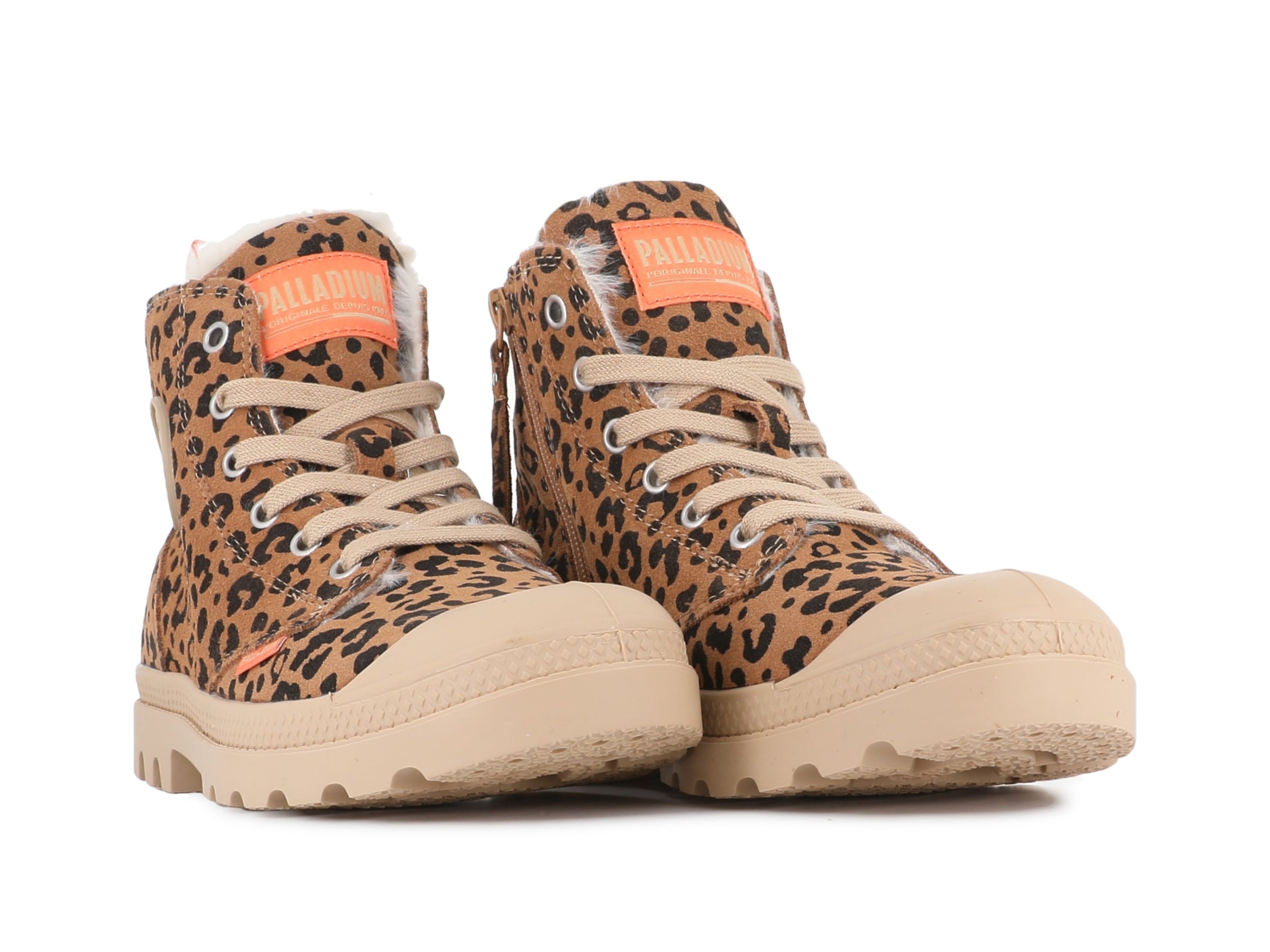 PAMPA HI ZIP WL LEO DEAR BROWN / BLACK - Palladium