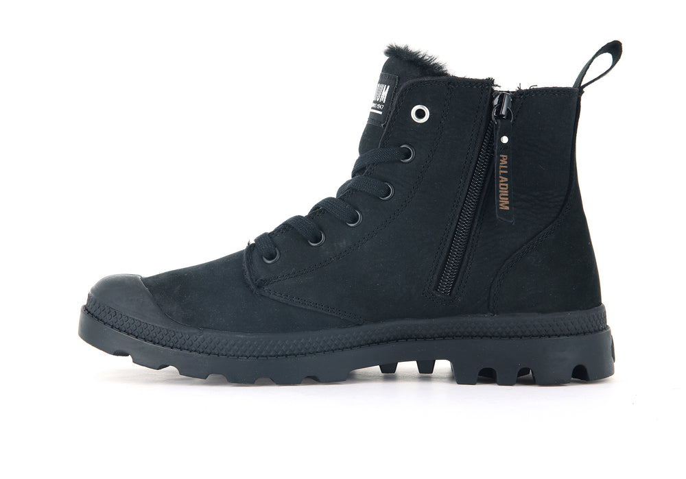 PAMPA HI ZIP WL ALL BLACK - Palladium