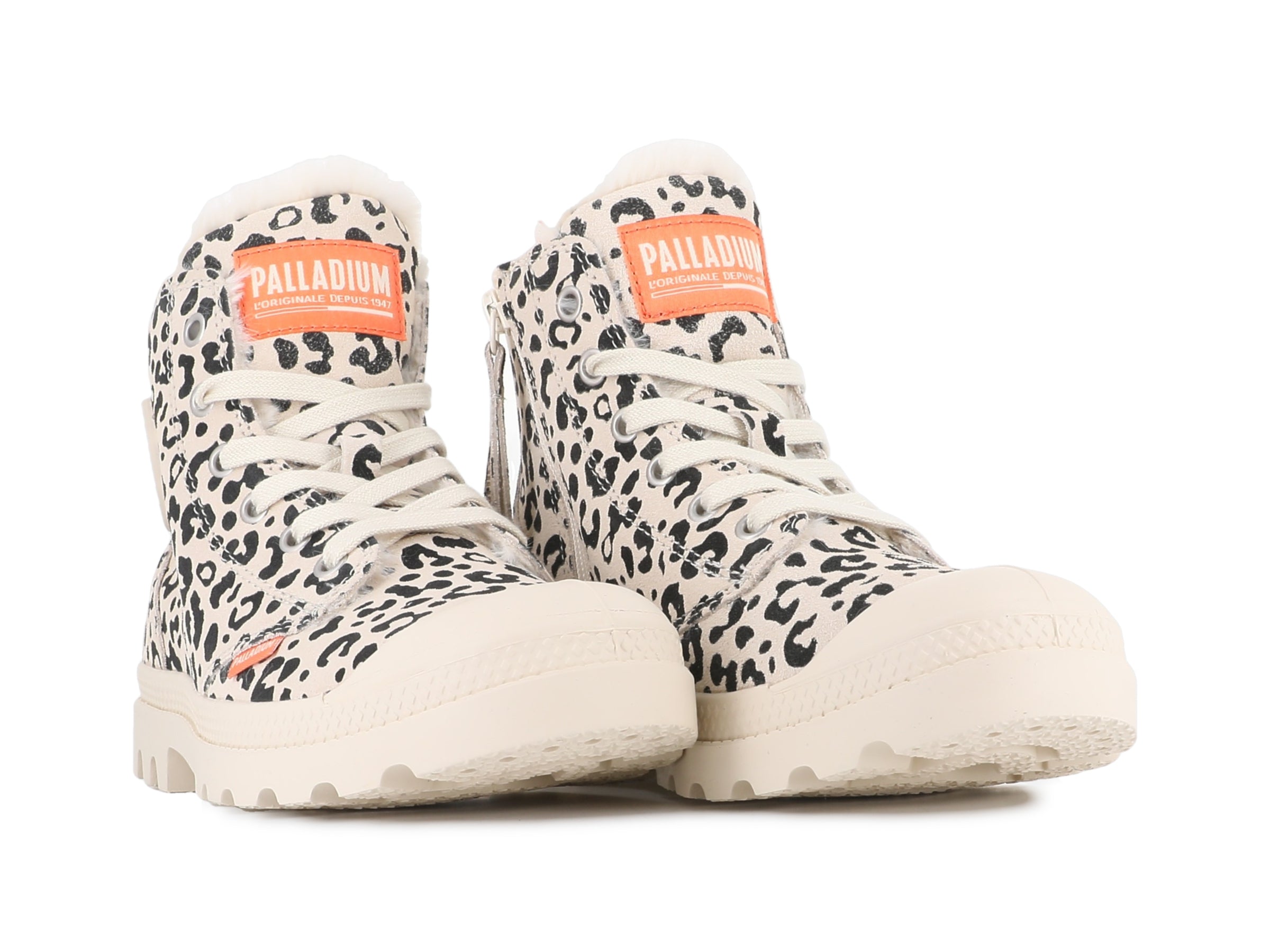 PAMPA HI ZIP WL LEO WAVE GRAY/BROWN - Palladium