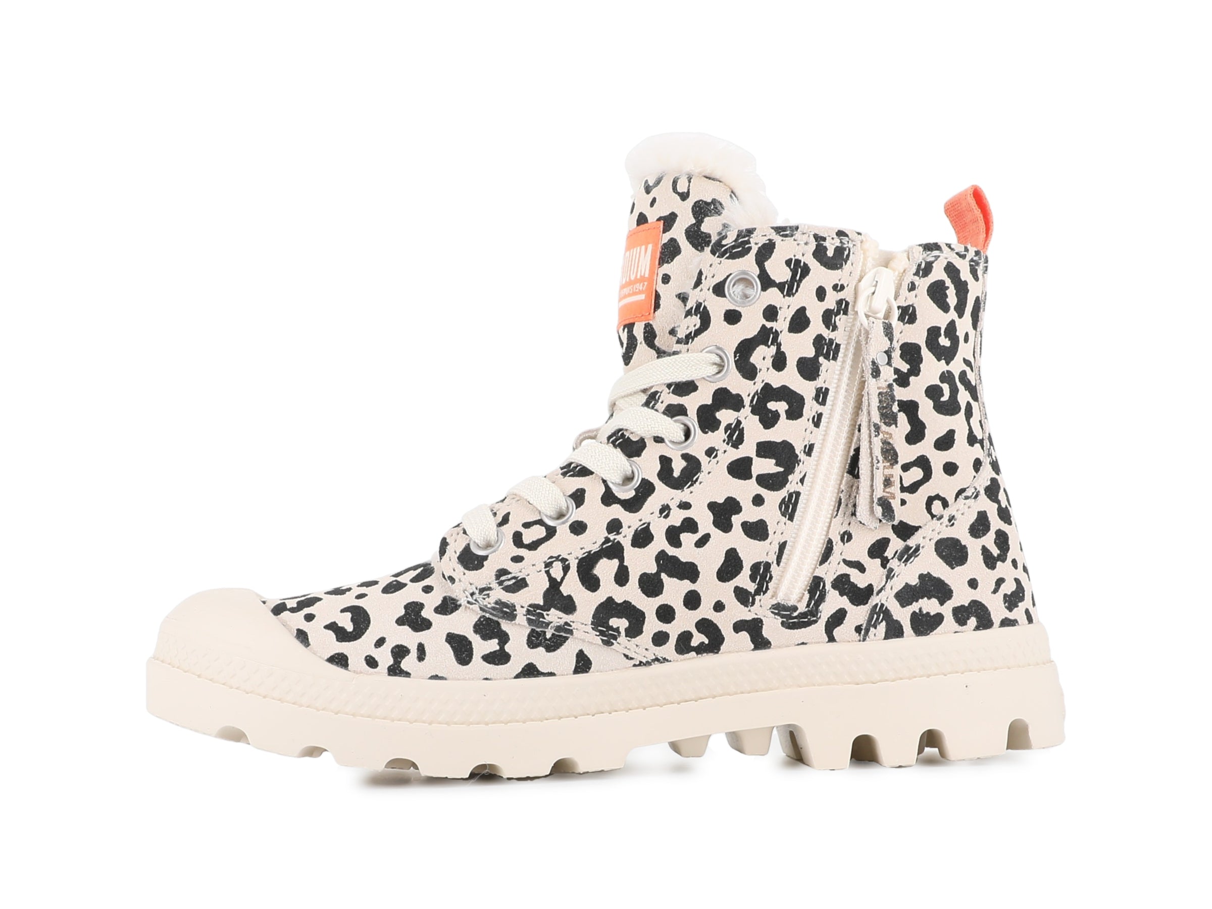 PAMPA HI ZIP WL LEO WAVE GRAY/BROWN - Palladium