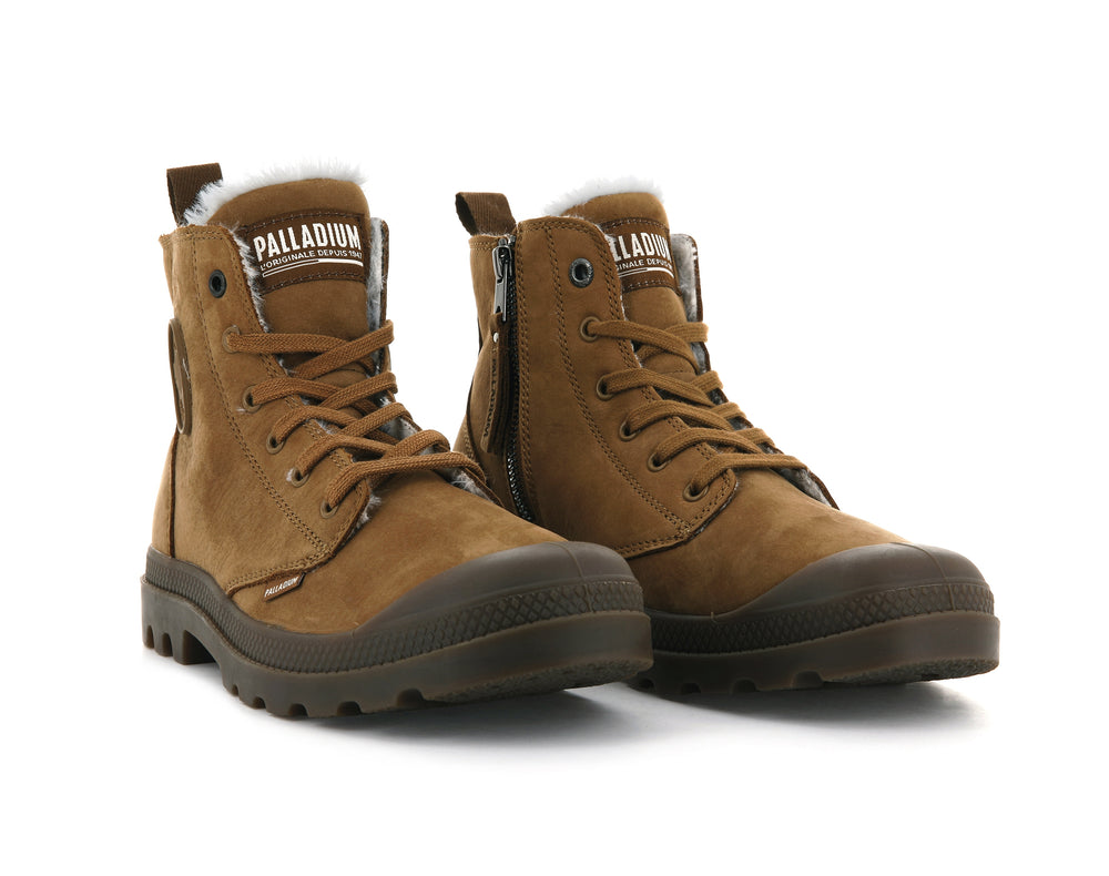 PAMPA HI ZIP WL MAHOGANY - Palladium