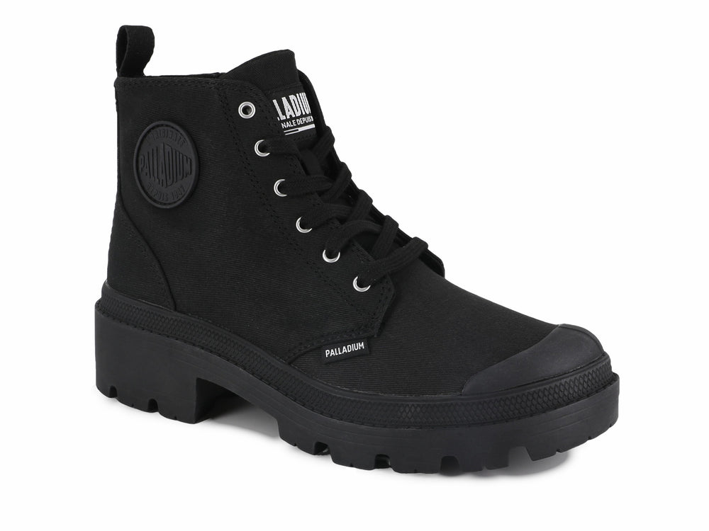 PALLABASE TWILL BLACK/BLACK - Palladium