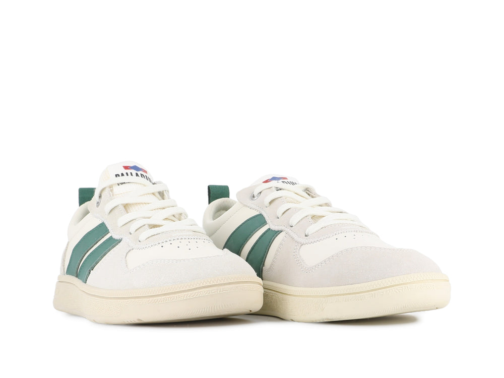 PALLACUP FLAME LTH CREAM/FOLIAGE GREEN - Palladium