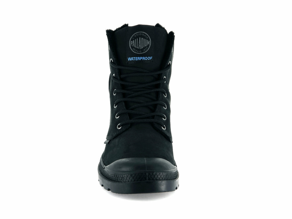 PAMPA SPORT CUFF WPS BLACK/BLACK - Palladium