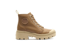 PALLABASE LEATHER DEAR BROWN - Palladium