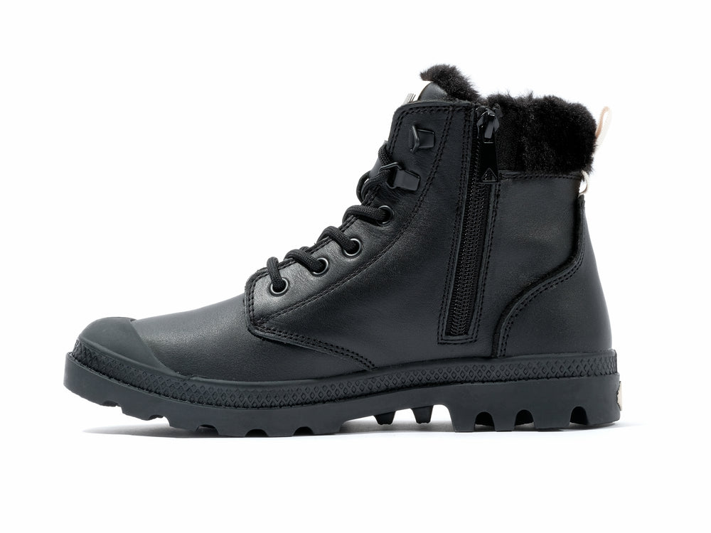 PAMPA HI SNOW WARM BLACK - Palladium