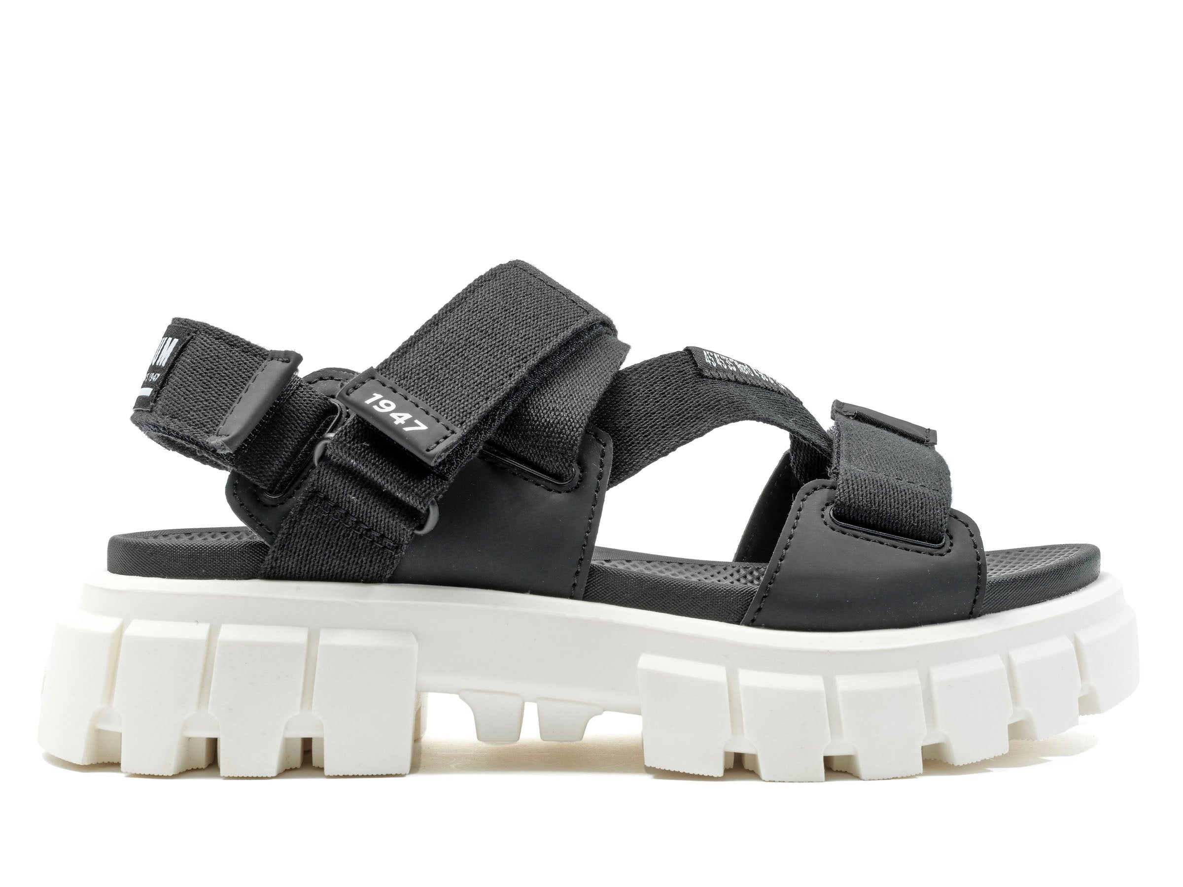 REVOLT SANDAL MONO BLACK/MARSHMALLOW - Palladium