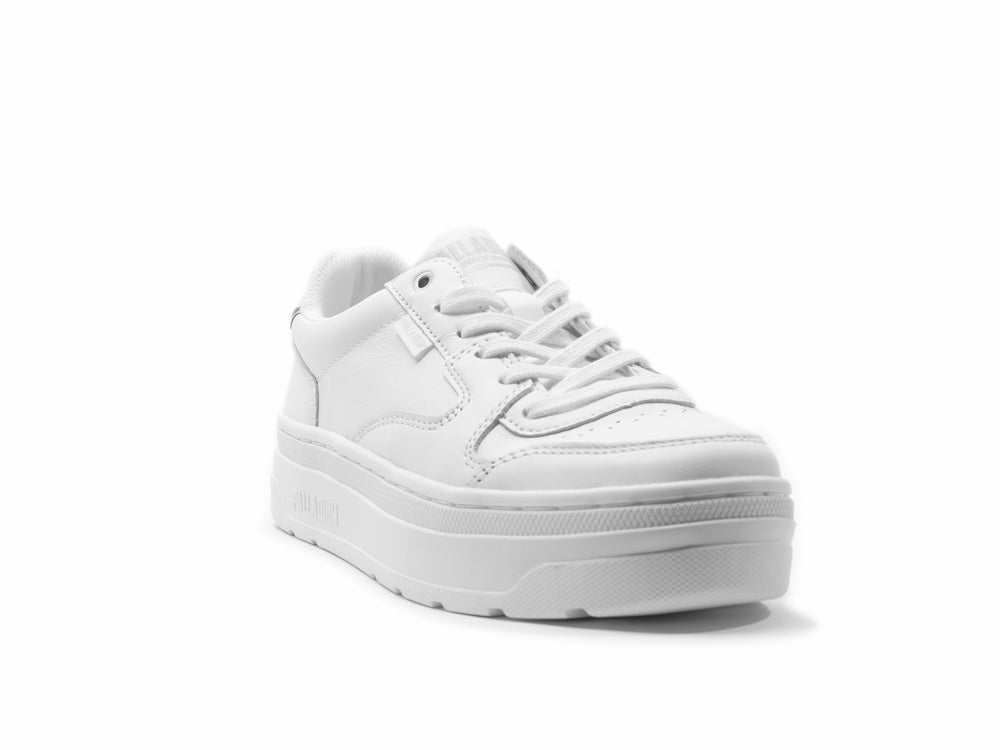 PALLASPHALT LO LEATHER STAR WHITE - Palladium