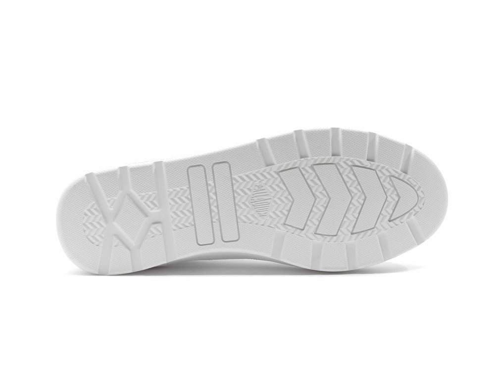 PALLASPHALT LO LEATHER STAR WHITE - Palladium
