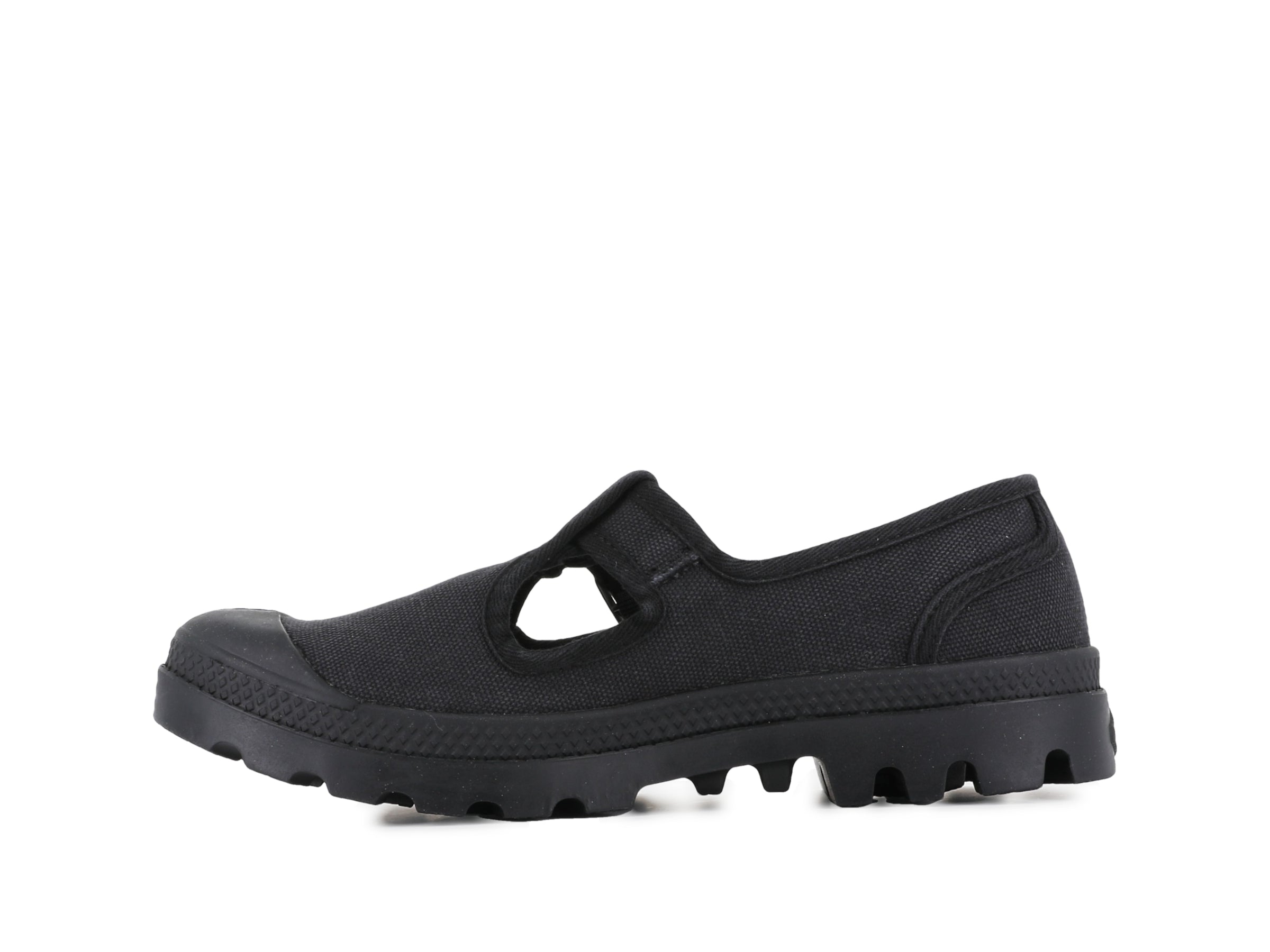 PAMPA MARY-JANE WASHED BLACK - Palladium