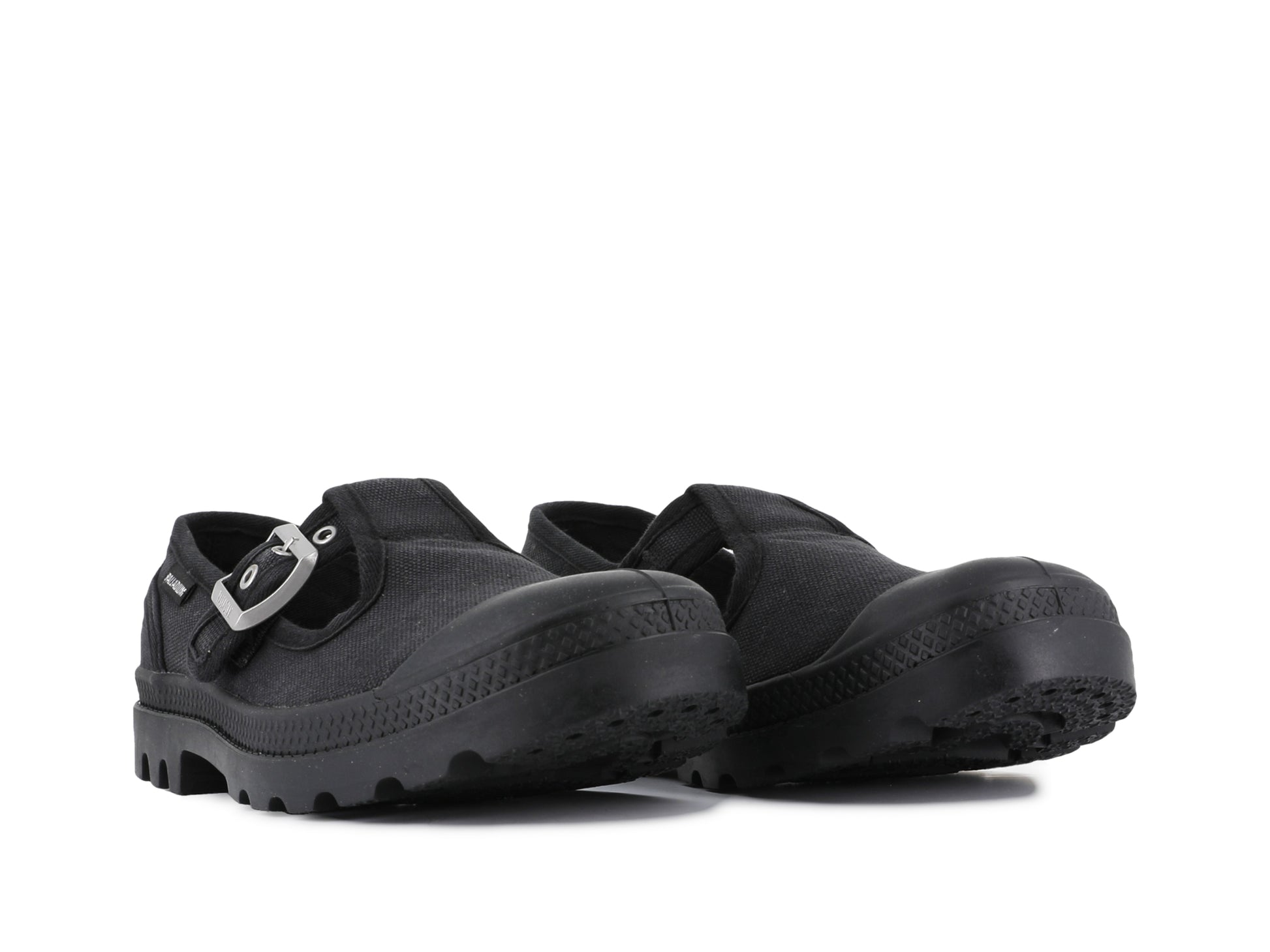 PAMPA MARY-JANE WASHED BLACK - Palladium
