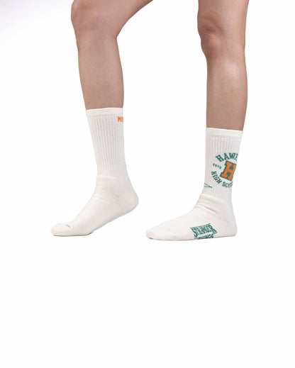 STRANGER THINGS HAWKINS SOCKS BEIGE - Palladium