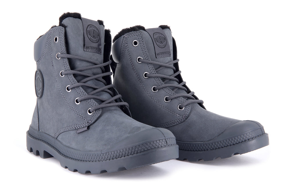 PAMPA SPORT CUFF WPS DARK SHADOW - Palladium
