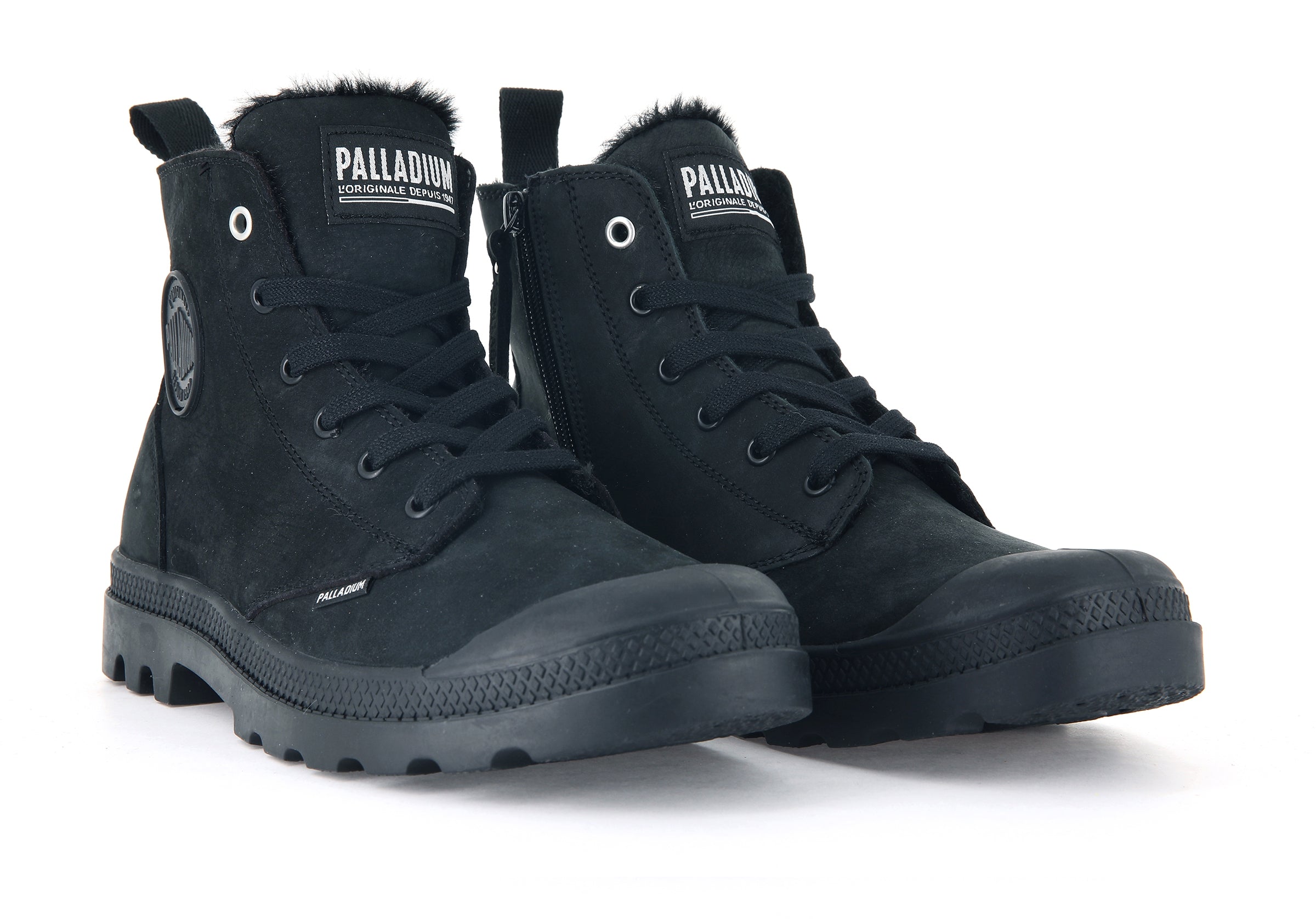 PAMPA HI ZIP WL ALL BLACK - Palladium