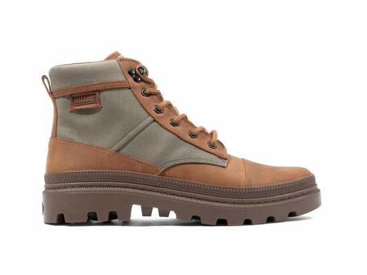 PALLATROOPER ROUGH OLIVE NIGHT/HONEY - Palladium