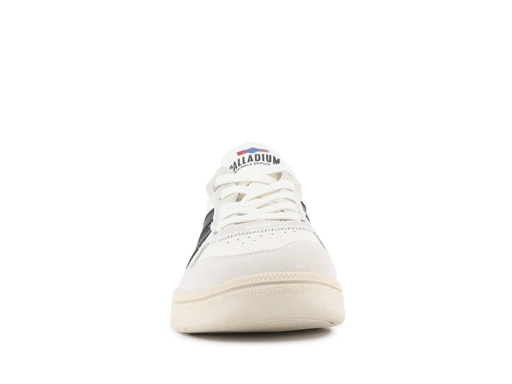 PALLACUP FLAME LTH CREAM WHITE/BLACK - Palladium