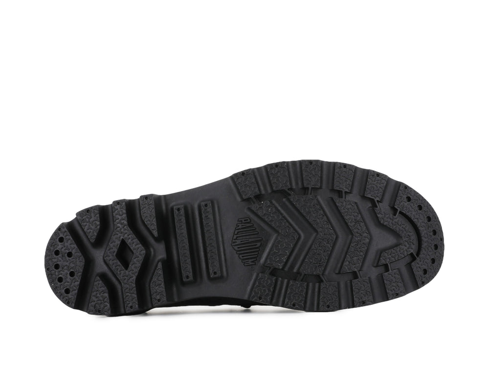 PAMPA MARY-JANE WASHED BLACK - Palladium