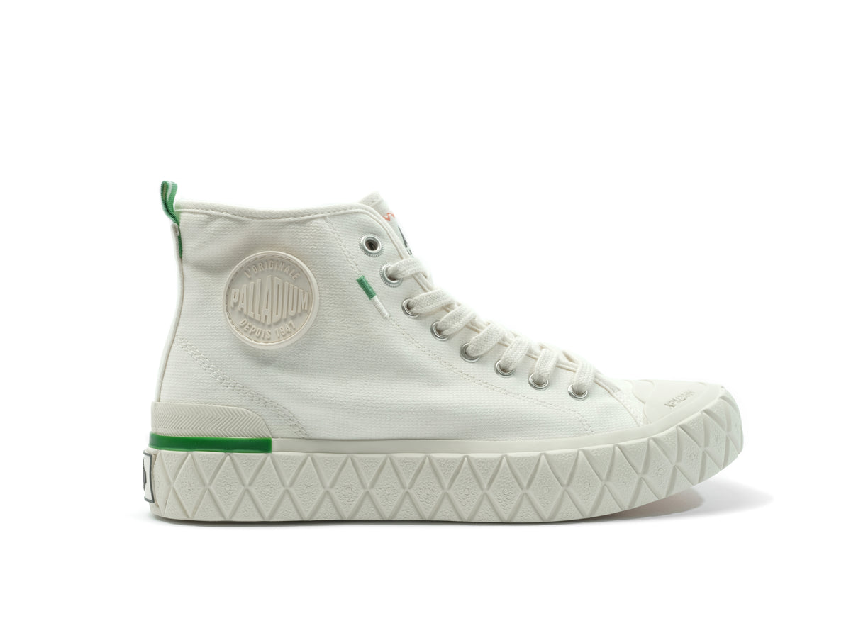 PALLA ACE CHUKKA ORGANIC CREAM WHITE - Palladium