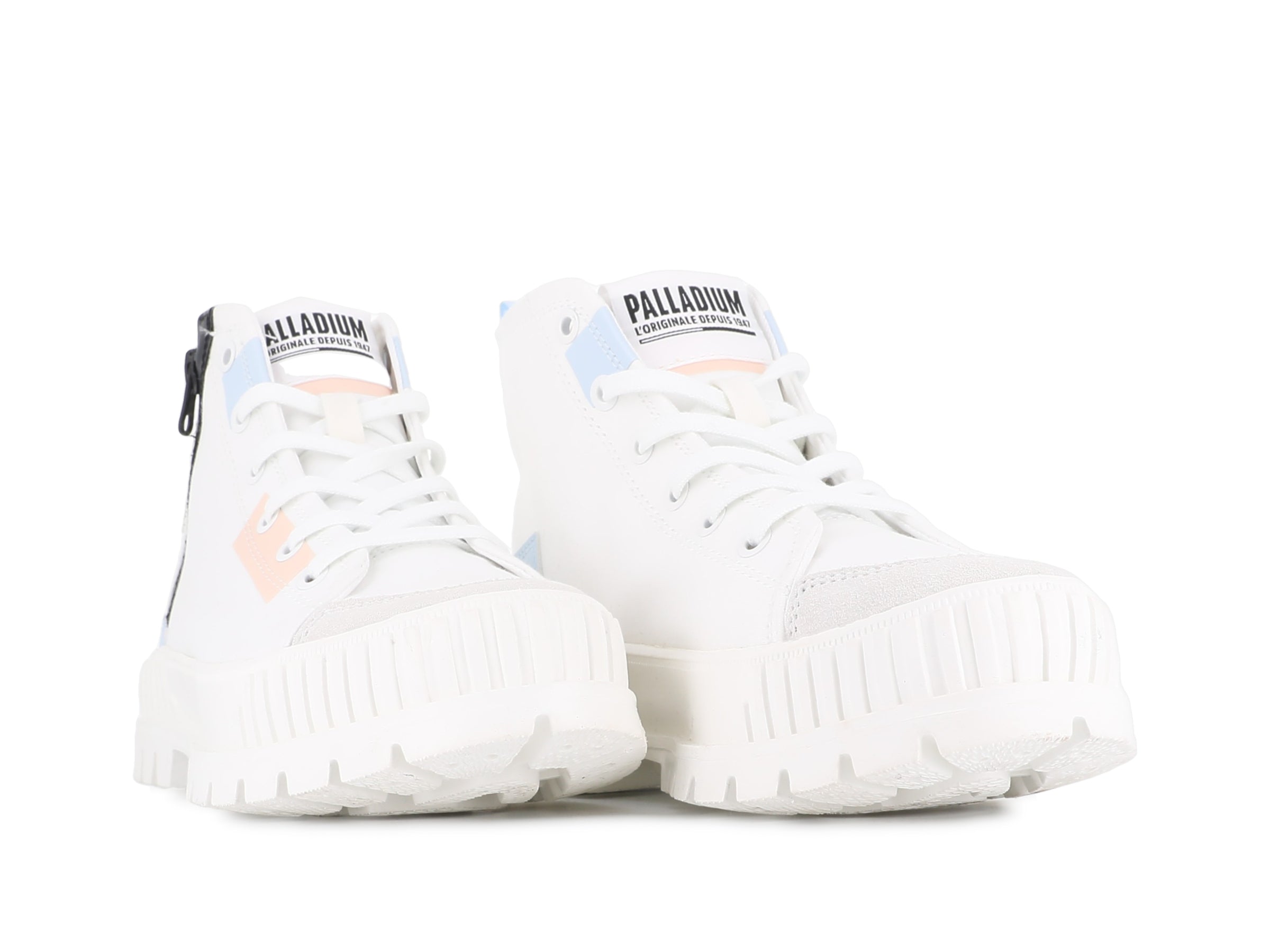 PALLASHOCK BACKZIP 2 STAR WHITE - Palladium