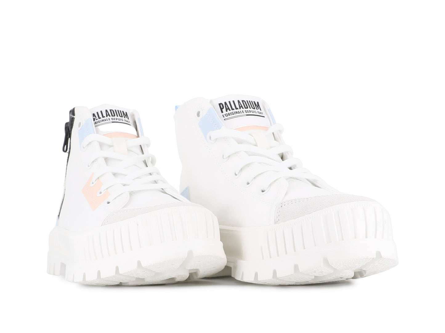 PALLASHOCK BACKZIP 2 STAR WHITE - Palladium