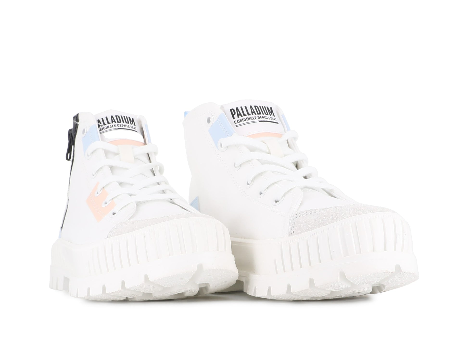 PALLASHOCK BACKZIP 2 STAR WHITE - Palladium