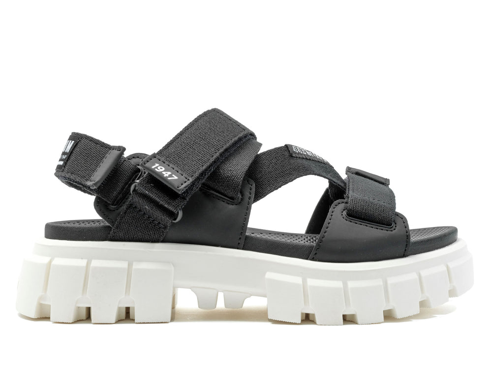 REVOLT SANDAL MONO BLACK/MARSHMALLOW - Palladium