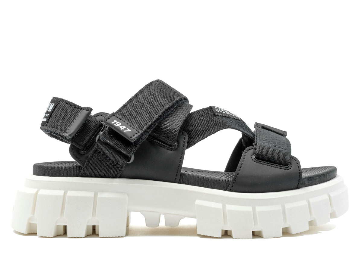 REVOLT SANDAL MONO BLACK/MARSHMALLOW - Palladium