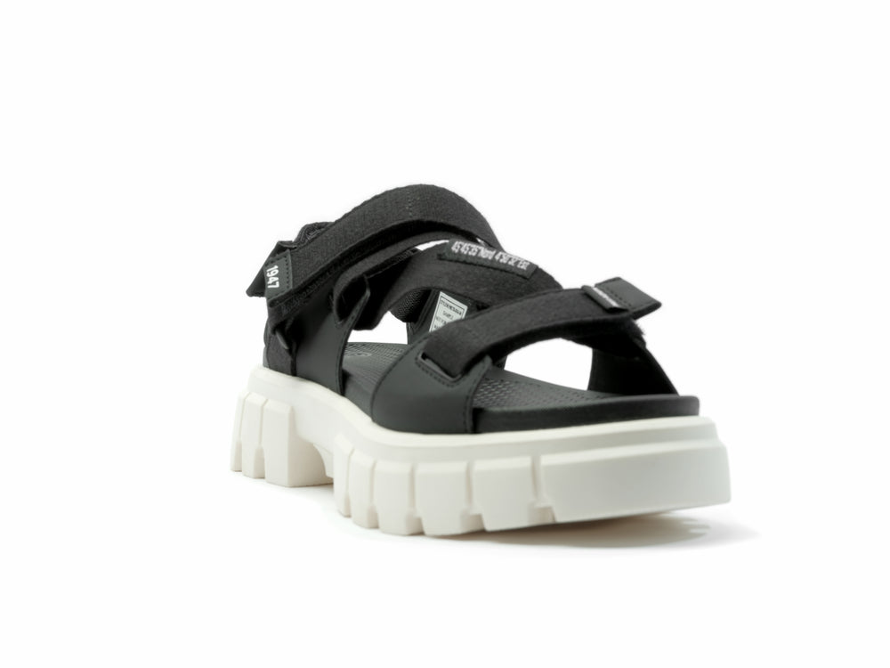 REVOLT SANDAL MONO BLACK/MARSHMALLOW - Palladium