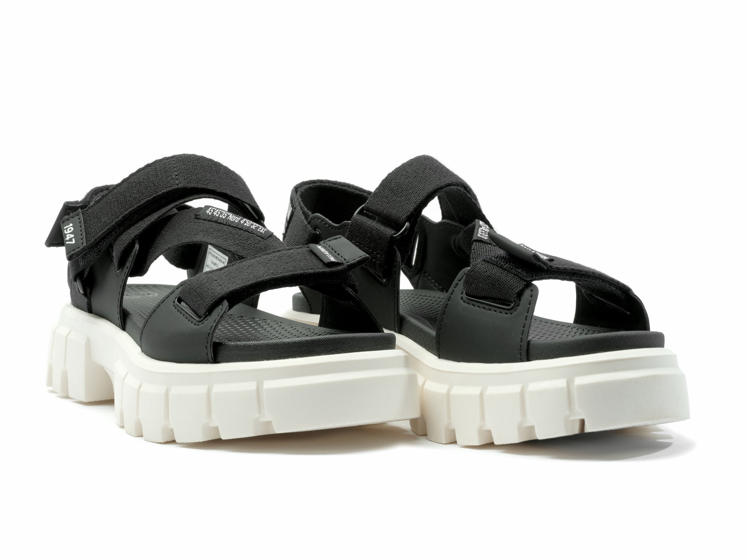 REVOLT SANDAL MONO BLACK/MARSHMALLOW - Palladium