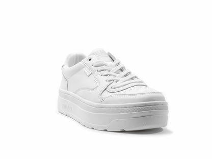 PALLASPHALT LO LEATHER STAR WHITE - Palladium