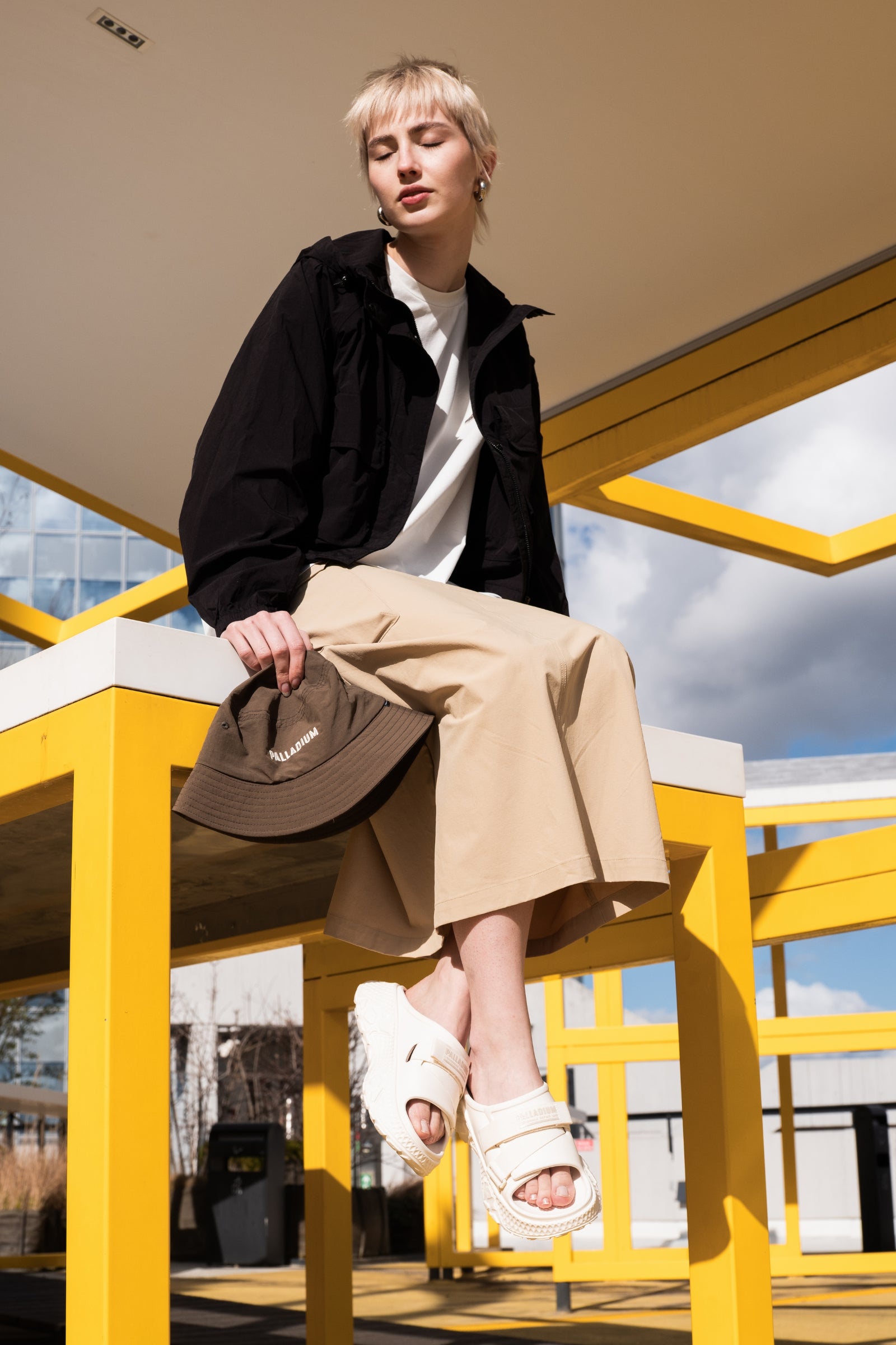 OFFBOUND SLIDE CREAM WHITE - Palladium