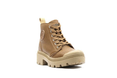 PALLABASE LEATHER DEAR BROWN - Palladium