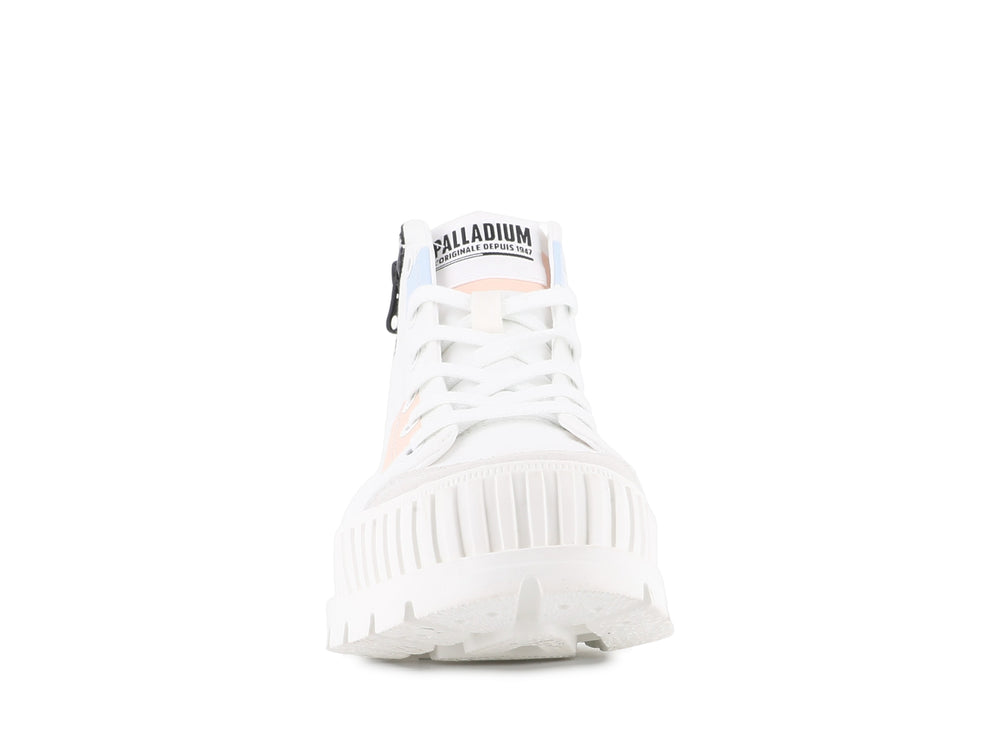 PALLASHOCK BACKZIP 2 STAR WHITE - Palladium