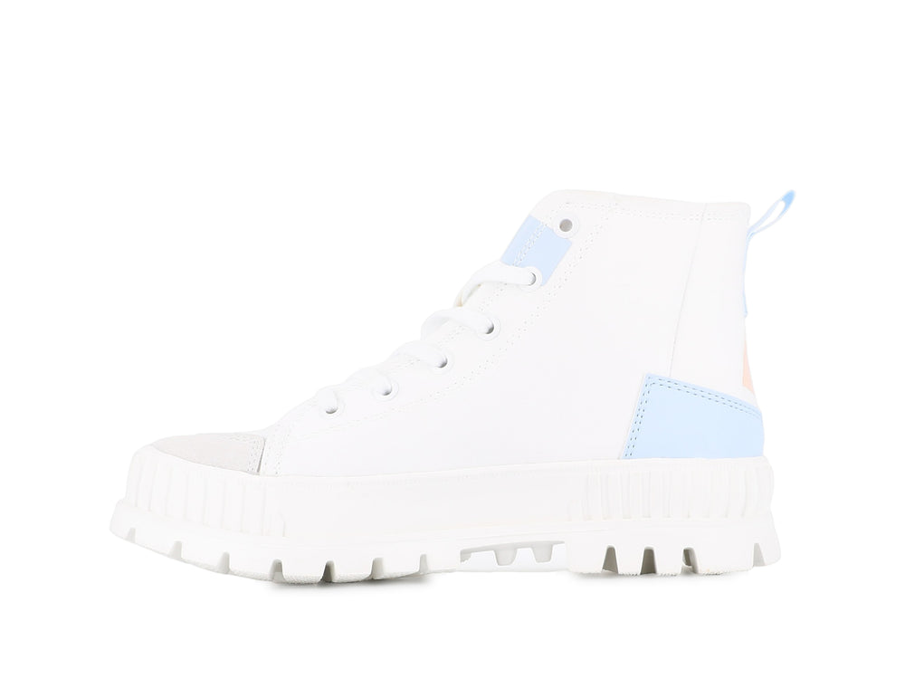 PALLASHOCK BACKZIP 2 STAR WHITE - Palladium